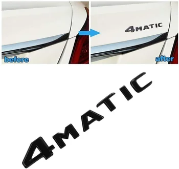 4MATIC ABS Auto bagažo skyriaus Durų Sparno ir Bamperio Ženklelis Decal Emblema Lipnios Juostelės Lipduką Suderinama Fof Visiems Mercedes-Benz Aksesuarai