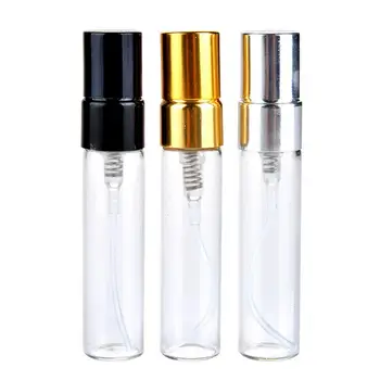5ml Kvepalai Spray Stiklo Butelių, Purkštukai, Daugkartiniai Tuščias Kosmetikos Konteineriai 300pcs Didmeninės