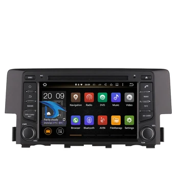 Android 10.0 Octa Core Automobilių GPS Navigacijos Daugiaformačių DVD Grotuvo Honda Civic 2016-2022 Auto Radijas Stereo Galvos Vienetas