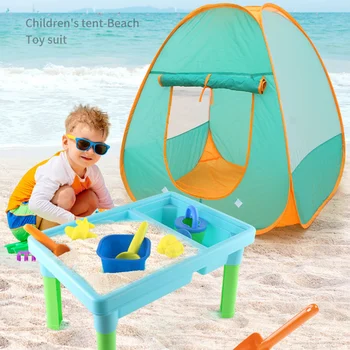 Baby Beach Žaislas Vasaros Smėlio Ir Vandens Stalas Lauke Paplūdimio Palapinė Vaikams, Smėlio Ir Vandens Stalas, Žaisti Palapinė Nustatyti Bamblys Paplūdimio Žaislai