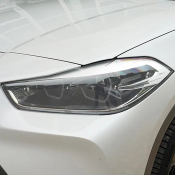 BMW X2 F39 2017-Pateikti Automobilių Reikmenys, Automobilių žibintai apsauginės plėvelės Dūmo juodos spalvos tonas suvynioti vinilo skaidrios TPU lipdukas