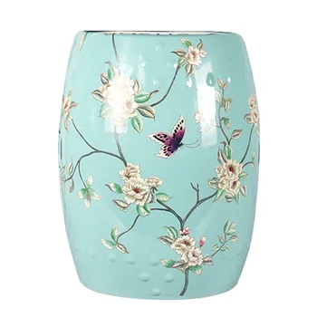 Jingdezhen Keramikos Amerikos Drugelis Gėlių Būgno Porceliano keramikos išmatose