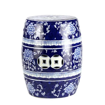 Jingdezhen Keramikos Kinijos Antikvarinis Mėlynos Ir Baltos spalvos Modeliai Porceliano Batai Tualeto apdaila namo porceliano keramikos Išmatos