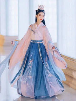 Kinų Tradicija, Vestuvių Suknelė Moterims Hanfu suknelė Fantasia Moterys, Karnavalas, Pasakų Kostiumas Apranga