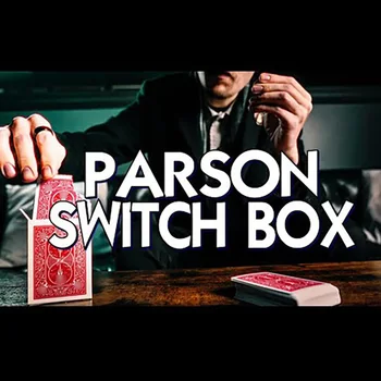 Klebonas Switch Box (Raudona spalva), kurį Deivis Rockit Magija Gudrybės Magas Arti Gatvės Iliuzijų Gudrybėmis, Mentalism Rekvizitai Kortelės Magia