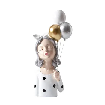 Kūrybos Miniatiūrų 3D Mergina DecorativeLliving Kambario Stalas Namuose Meno Reikmenys, Šiuolaikinės Mados Skulptūra