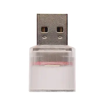 LED USB Automobilio Salono Šviesos Spalvinga Mini LED Šviesos Atmosfera Universalus Auto Interjero USB Lempa Lengva Naudotis, Kūrybinės Aplinkos