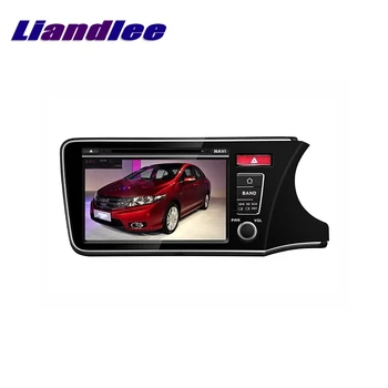 Liandlee Honda Miestas Dešinėje pusėje 2014~2018 LiisLee Automobilių TV Multimedia DVD GPS Audio Hi-Fi Radijo Originalaus Stiliaus Navigacijos