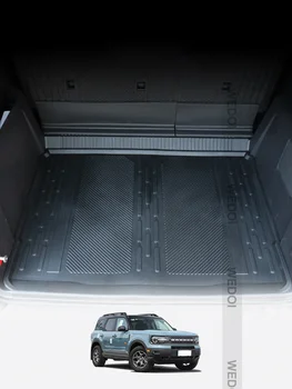 Linijinių krovinių bagažo skyriaus Kilimėlis Ford Bronco 4 durų Dėklas Grindų Juoda TPE Anti-Kick Trinkelėmis Kilimėliai Padengti Automobilių Reikmenys