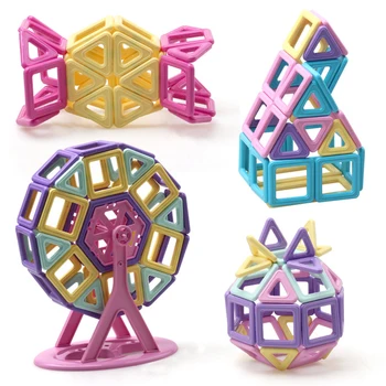 Mini Magnetinio Dizaineris Statybos Nustatyti Modelį Ir Statybos Žaislai Vaikams Magnetas Blokai Vaikų Švietimo Dovanos