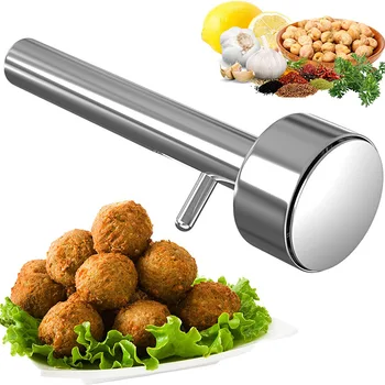 Naujas Meatball Maker Didelis Falafel Kamuolys Priėmimo Scoop Pelėsių Virtuvės Įrankis Mėsos Paspaudus Dalykėlių Nerūdijančio Plieno Meatball Machine