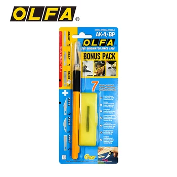OLFA profesinės drožyba peilis apipjaustymas modelis drožyba peilis gumos antspaudas peilis OLFA AK-4BP