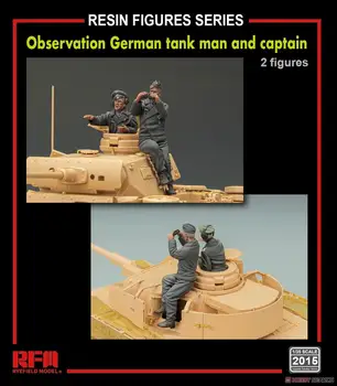 Rugių Laukas Modelis RM2015 1:35 MASTO Stebėjimo vokietijos Bako Vyras ir Kapitonas 2 Dervos Duomenys
