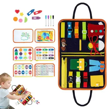 Užimtas Lentos Montessori Žaislai Jutimo Užimtas Lentos, Skirtos Kūdikiams Jutimo Veiklos, Žaislų, Smulkiosios Motorikos Įgūdžius, Švietimo Kelionės Žaislai