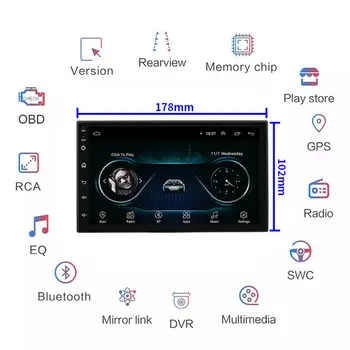 Variklis-ekranas Ekrano Vaizdo gavėjai - DVD Jutiklinis Ekranas Android