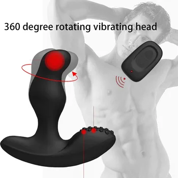 Vyrų Prostatos Massager Belaidžio Nuotolinio Valdymo Vibracija Butt Plug Analinis Vibratorius Erotiniai Suaugusiųjų Sekso Žaislais Vyrams Gėjų Analinis Kaištis