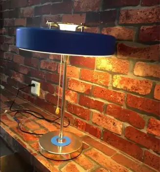 Šiaurės šalių šiuolaikinės geležies stalo lempa miegamojo lovos šviesos kambarį turas prancūzų dizaineris stalo lempa